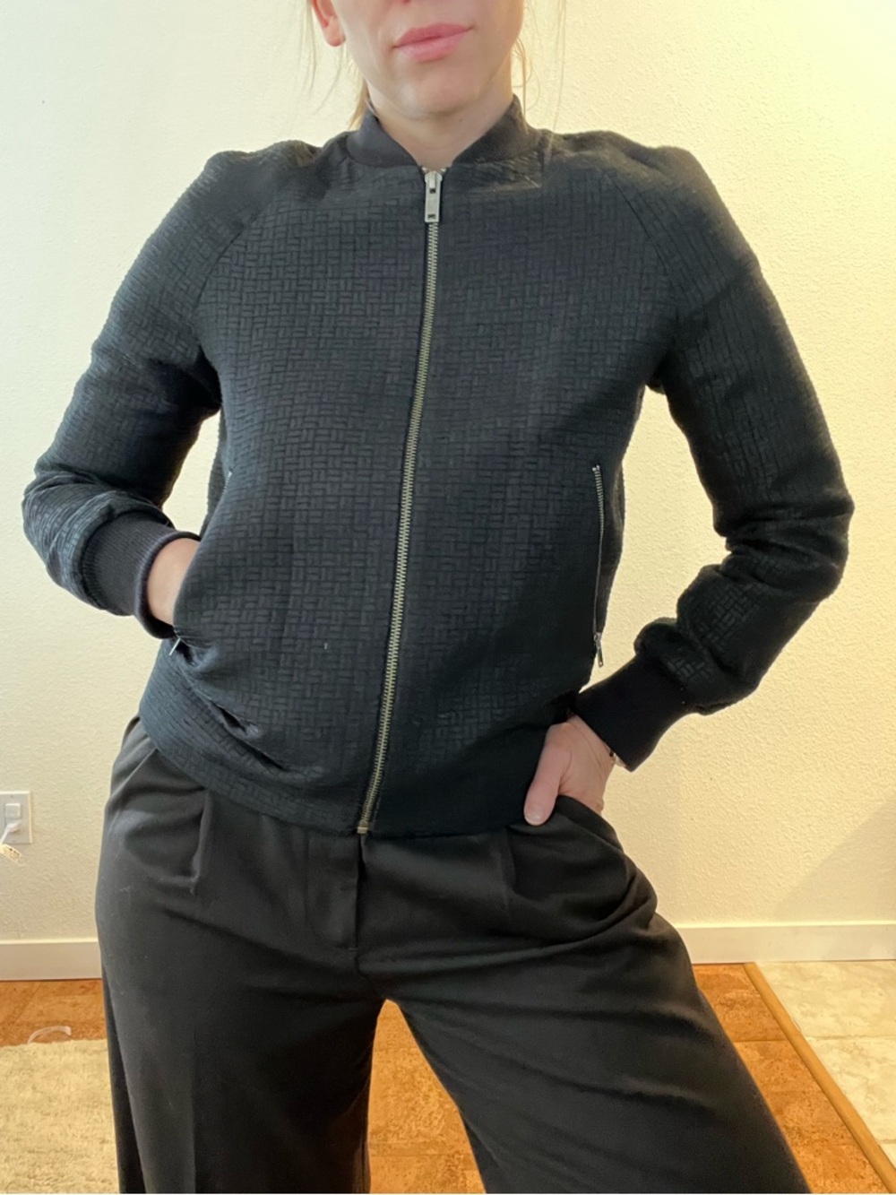 COS Black Textured Jacket - Picture 3 of 3